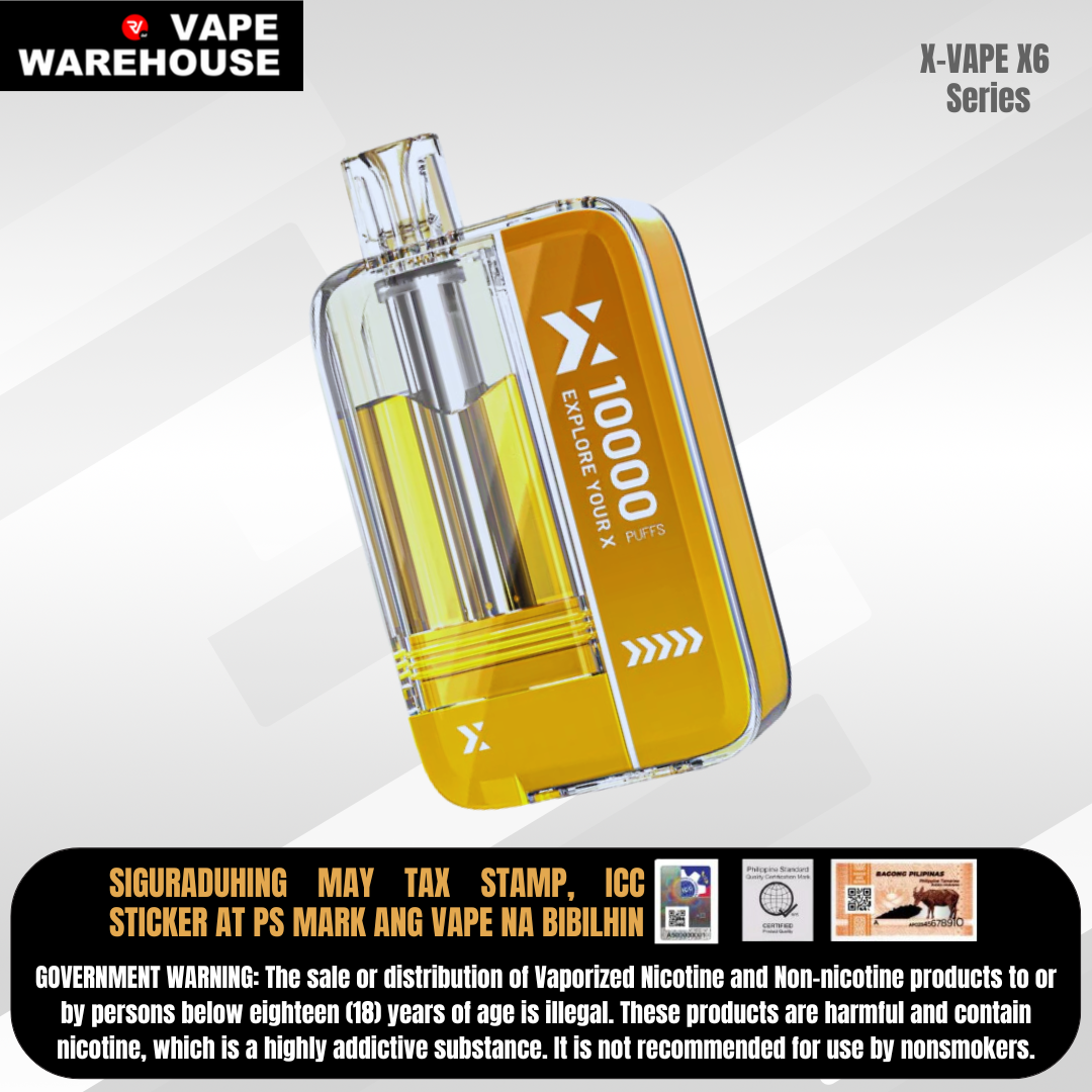 X-VAPE X6 Series (Cartridge only) – Ejuice.PH (Vape Warehouse)